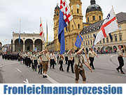 Fronleichnam - die Termine für Donnerstag. Fotos und Video von der Prozession 2012 in München (Foto: Martin Schmitz)
